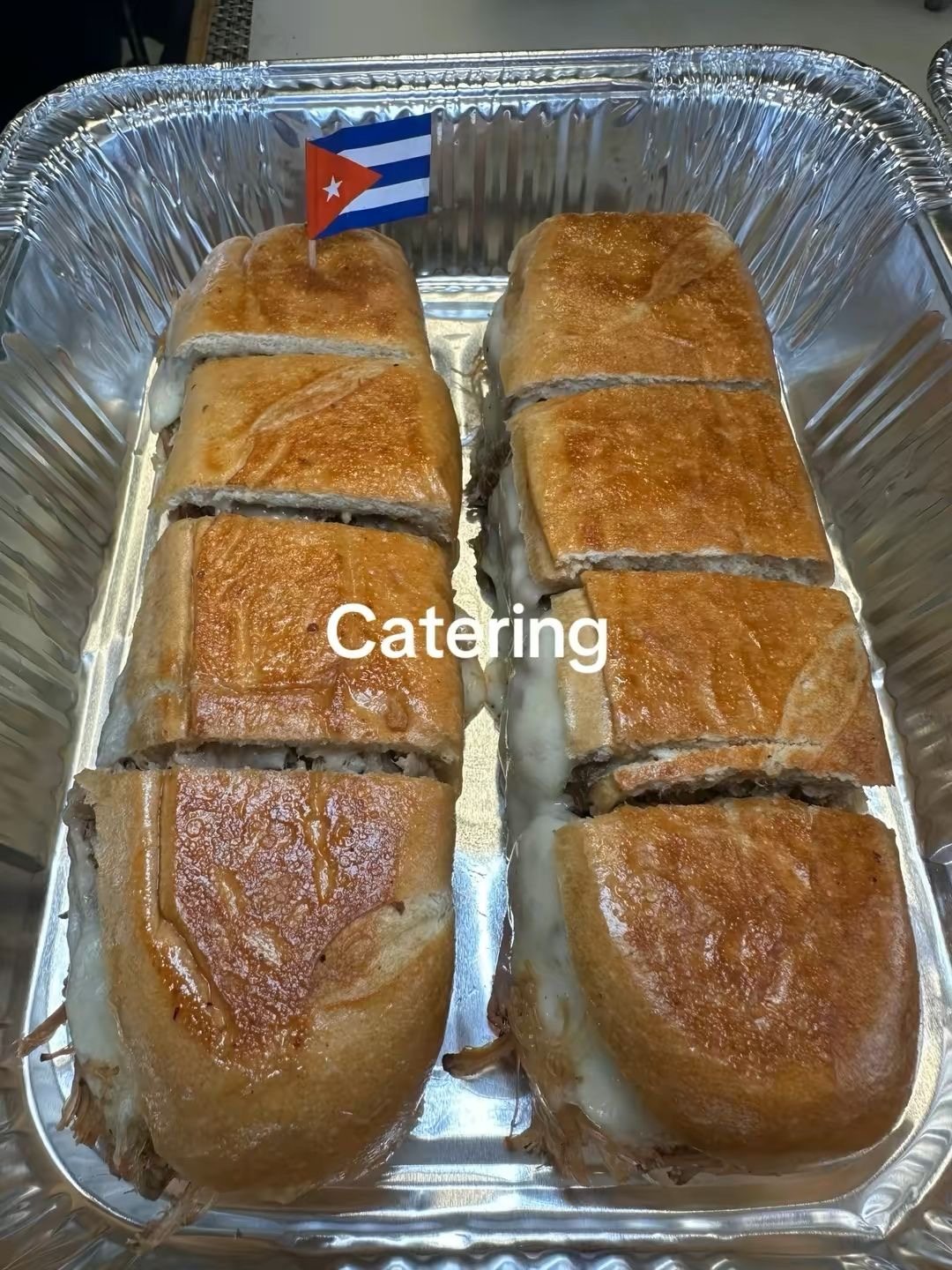 Cubans on Wheels catering tray photo